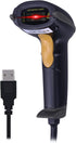 WoneNice USB Laser Barcode Scanner, Wired Handheld Bar Code Scanner Reader, Black