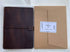 Refillable Leather A5 Travelers Notebook - Dark Brown Travel Journal with Lined Insert, 8.5 x 5.5 Inches
