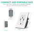 NEMA 6-50R 14-50R Receptacle Outlet 50 Amp Flush Mounting with Wall Plate, 2 Pole, 3 Wire 125/250V, Heavy Duty Commercial Industrial Grade UL Listed, Micmi (4.8A USB Outlet 1pack)
