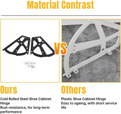 2 Shoe Cabinet Hinge, Layers Shoe Cabinet Flip Frame Shoe Rack Hinges Flip Drawer Hinge Hardware Parts for Shoe
