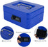 Tray,7.87"x 6.30"x 3.54" KYODOLED Cash Box with Combination Lock,Safe Metal Box for Money,Storage Lock Box with Money