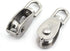 2-Pack M15 Single Pulley Block Stainless Steel Heavy Duty Hardware Swivel Rigging Lifting Wheel for 35kg