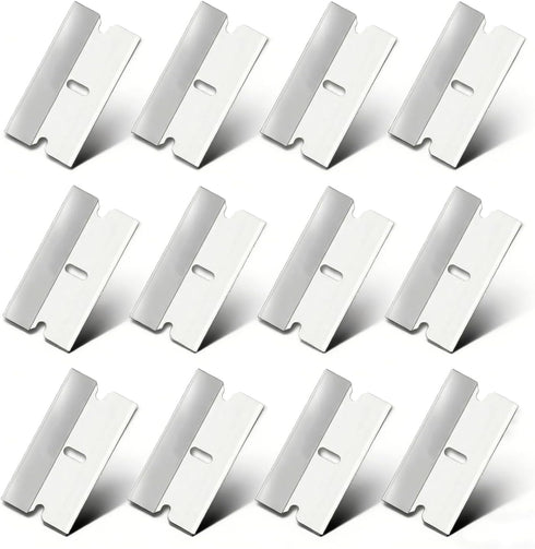 Ceramic single edge razor blades 12 Pack, Razor Blades Refiils for Razor