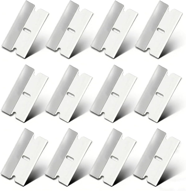 Ceramic single edge razor blades 12 Pack, Razor Blades Refiils for Razor