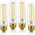 Adshen-US T10 LED Tubular Light Bulbs,Warm White 2700K,6W Dimmable Tube Vintage Led Filament