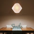 12.59X12.59X11.02 Inch Angoily Nordic Style Geometric Hanging Lampshade Light Cover for Home Bar Hotel Decor Paper Lamp