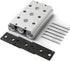 TAILONZ PNEUMATIC 100M 3-Position Manifold 4V110-06 with 1/8 Inch Solenoid Valve Base and Accessories