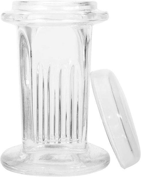 Terrarium Microscope Slides with 5-Slide Coplin Staining Jar, Clear Glass for Laboratory Experiments