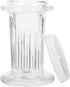 Terrarium Microscope Slides with 5-Slide Coplin Staining Jar, Clear Glass for Laboratory Experiments