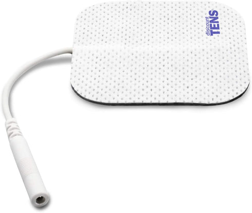 Discount TENS Electrodes, Value Wired Replacement Pads for TENS Units, Pack of 20 (2 inch x 2 inch)