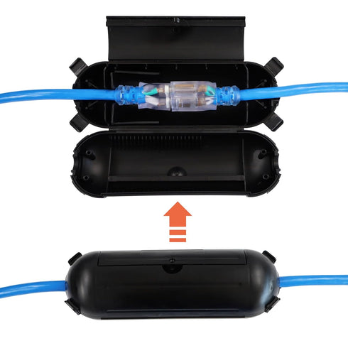 Extension Cord Safety Cover with IP44 Waterproof Protector Seal, 3 Pack Outdoor Electrical Connection Box