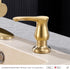 40" GAGALIFE Kitchen Sink Soap Dispenser Brushed Gold, Under Sink Soap Dispenser with Silicone Extension Tube Kit,Say