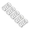uxcell 5Pcs Compression Spring, 0.02" Wire Diameter, 0.24" OD, 0.39" Free Length, 304 Stainless Steel, Silver
