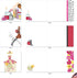 The Best Card Company - 10 Blank Note Cards for Women (4 x 5.12 Inch) - Assorted Fashion Greeting Cards