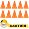 Frienda 11 Pcs Construction Birthday Party Decorations Set with Mini Traffic Cones