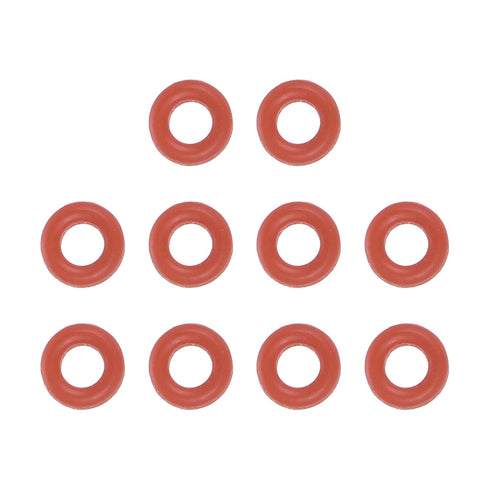 MECCANIXITY Silicone O Rings, 0.08" ID, 0.16" OD, 1/32" Width Rubber Washers, 50A Durometer VMQ Seal Gasket, Pack of 10