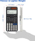 OSALO Scientific Calculator, 417 Function, 2 Line 10+2 Digits Written Display, Solar and Battery for School