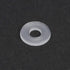 uxcell Nylon Flat Washers M3, 8mm OD, 3mm ID, 1mm Thickness, Sealing Gasket for Faucet Pipe Water Hose, Clear, Pack of