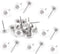 XMHF 20pcs Rotary Brushes, 25mm 1" Dia Nylon Wheel Buffing Polishing Tool