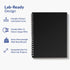 Vela Sciences W7-B Expanded Wirebound Lab Notebook, 9.25 x 11.75 in, 144 Pages, Double Wire Looped, 70lb Paper