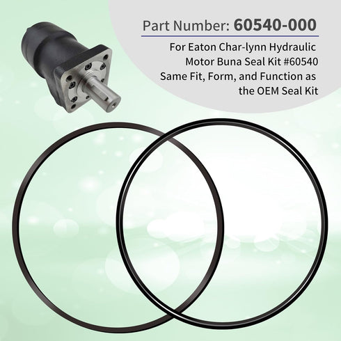 60540-000 Hydraulic Motor Seal Kit for Char-Lynn 60540 / Eaton A & H Series 008 009 Design