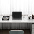 Leather Letter Tray, THIPOTEN Elegant Desk Organizer for Office Supplies, Mail, Paper, File, Magazine (Black)