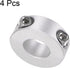 4pcs Double Split Shaft Collar for 17mm Shaft Set Screw Clamp-On Collars, 35mm OD, 12mm Width
