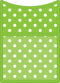 Lime Polka Dots Magnetic Storage Pocket (20771) - Teacher Created Resources