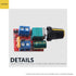 CENTAURUS 3Pcs DC Motor Speed Controller Module, 3V-35V PWM Speed Control Switch, Mini 5A Max 90W LED Dimmer