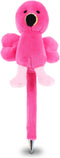 DolliBu Flamingo Plush Pen Cute & Soft Bird Stuffed Animal Ballpoint Novelty