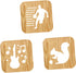 Wooden Carved LED Squirrel Night Light for Bedroom & Living Room