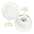 8pcs Stainless Steel Adhesive Caster Wheels Rotating Furniture Rollers for Storage Boxes and Home Hardware Self