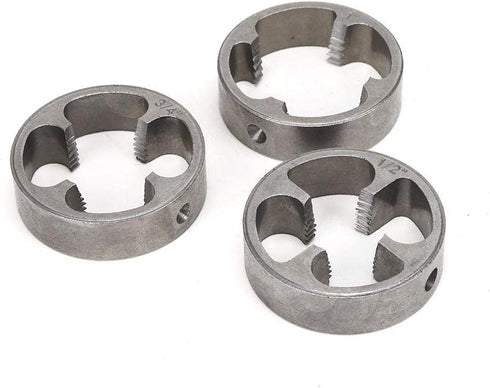Plastic Pipe Die, PVC Thread Tool Maker NPT Circular Die Set for Durable Thread Plumbing Manual Hand Tool