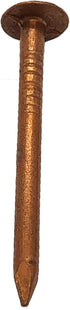 Pure Copper Nails for Roofing, Flashing, Finish & Boat – 1.5 Inch (38mm) Long, 3/8” Nail Head, 50 Count
