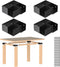 sogiv Heavy Duty Workbench Bracket Kit, 4 Pcs 3-Way Right Angle Corner Brackets