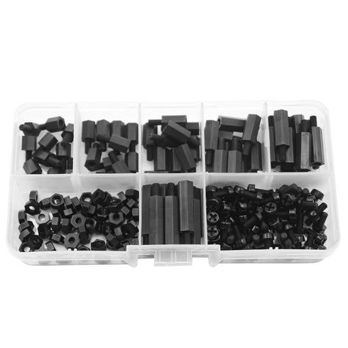ShareGoo M3 Nylon Standoffs Hex Spacers Screws Nuts Assorted Kit for RC FPV Drone Quadcopter Frame, 180PCS