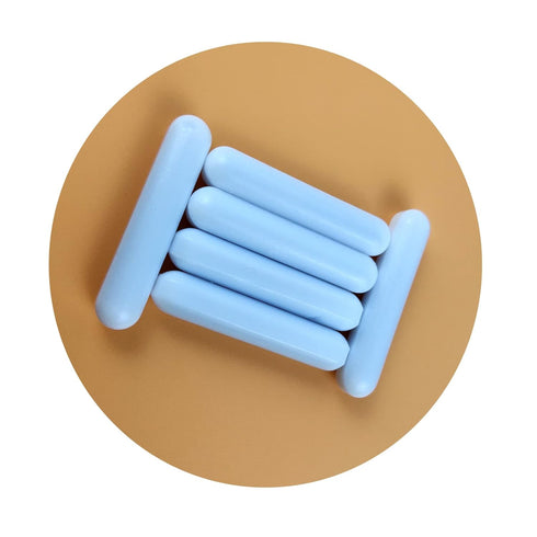 LABALPHA 6Pcs PTFE Magnetic Stirrer Mixer Stir Bar, 40mm/1.57 inch Magnetic Stir Bar