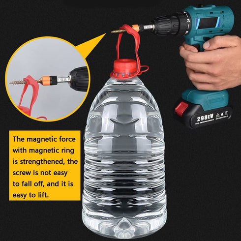 PH2/SL6 Magnetic Double Ended Screwdriver Bits, 10Pcs S2 Power Tool, 1/4 Inch Hex Shank, 4 Inches Length