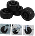 4pcs Cabilock Supermarket Shopping Cart Replacement Wheel Trailer Jack Wheel Utility Cart Rolling Hardware