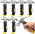 6 PCS 8 Oz Claw Hammer - Small Stubby Hammers with Anti-Slip Handle for Jewelry Making and Roofing
