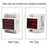 Power Meter Voltmeter Ammeter, Multi-Functional Digital Din Rail Tester for Voltage Current Power Measurement