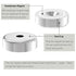 90LBS N52 Countersunk 1.00" 10 Pack, Neodymium Cup Magnets with Hole, Diameter - Rare Earth Pot Magnets, Mounting