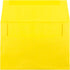 JAM PAPER A8 Colored Invitation Envelopes - 5 1/2 x 8 1/8 - Yellow Recycled - 50/Pack by JAM Paper