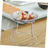 2pcs Cabilock Stainless Steel Seafood Display Rack Buffet Serving Tray Stand for Oysters Shrimp and Crab Compact Food