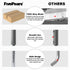 1/4 Inch 3/8 Inch 1-1/4 Inch FivePears Straight Router Bits Shank Double Flute, Cutting Diameter, Cutting Length, Used