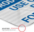 12x18 Inches, 3M .063 Do Not Deposit Feminine Hygiene Products in Toilet Use Container Provided for This Sign, EGP