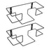 2sets 2pcs*2 ULTECHNOVO Stylish Wall-Mounted Glove Dispenser Holder for Tissue Boxes for Kitchen Workplace