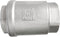 1/2" Female WOG1000 Vertical Check Valve, 304 Stainless Steel, NPT Spring Loaded in-line Low Cracking Pressure