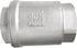 1/2" Female WOG1000 Vertical Check Valve, 304 Stainless Steel, NPT Spring Loaded in-line Low Cracking Pressure