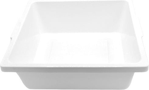 EISCO Polypropylene Plastic Utility Tray, 14.5 x 13.5 x 5 Inches